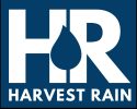 Harvest Rain blue with white logo jpg