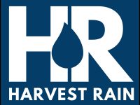 Harvest Rain blue with white logo jpg